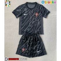 Otroške Nogometnih dresov Portugalska Vratar Gostujoči EP 2024 Kratki rokavi (+ hlače)